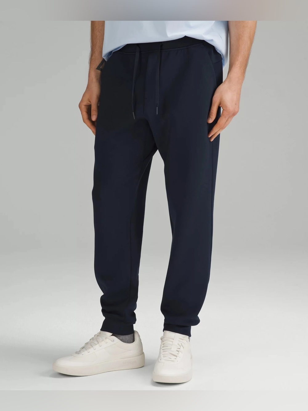 Lululemon Smooth Spacer Jogger Athletic Pants Black Stretch Athletic LM5B18S L